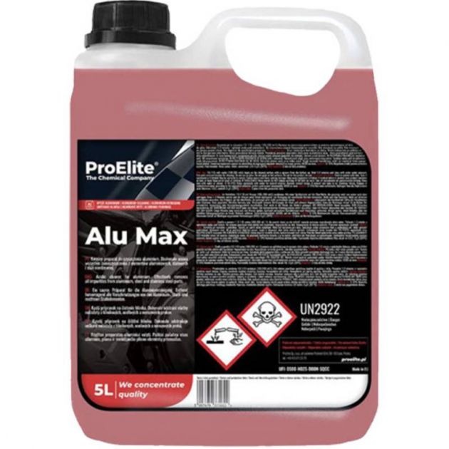 Nettoyant jantes surpuissant PH acide Alu Max 5L