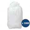 Sac poubelle recyclé blanc 20 L lien classique - carton de 1 000