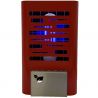 1x5W - E14 - Plaque Blanche - LED ROUGE