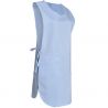 Chasuble Marion mc pc uni bleu ciel face