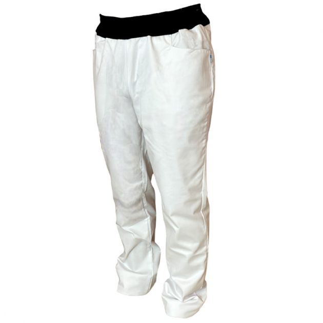 Pantalon Eli 50%p/50%c blanc face