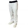 Pantalon Eli 50%p/50%c blanc face chaussures