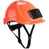 Casque Endurance avec porte-badge orange