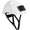 Casque Endurance avec porte-badge blanc