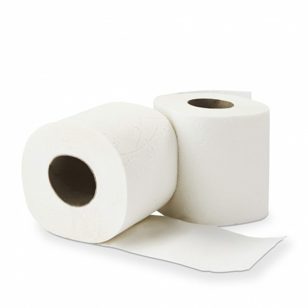 Papier toilette petit rouleau de 200 formats blanc en pure ouate