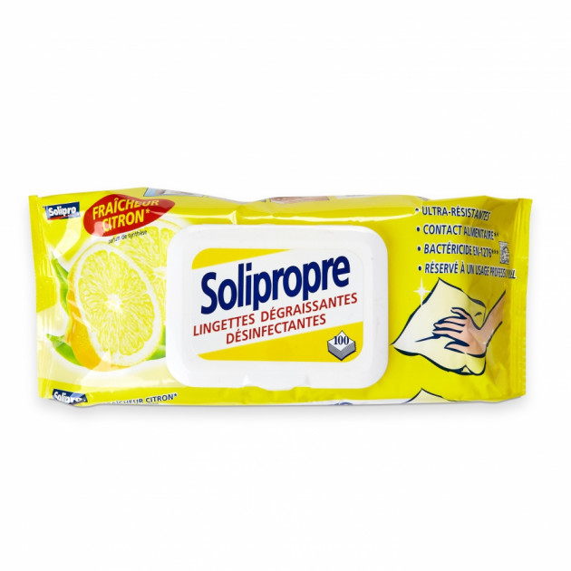 Lingettes SOLIPROPRE multisurfaces