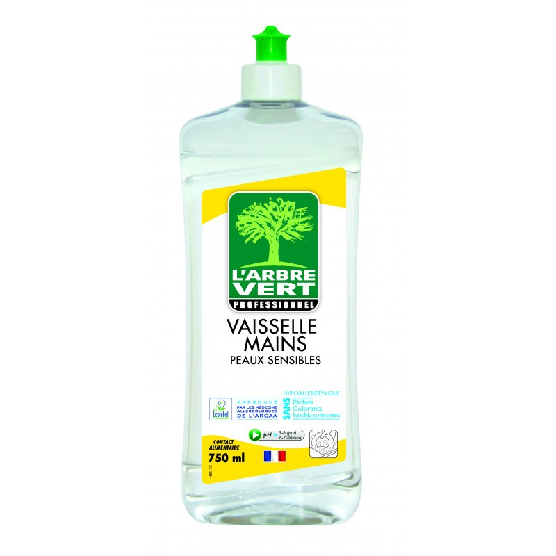 Arbre vert liquide vaisselle peaux sensibles 2x500ml pas cher