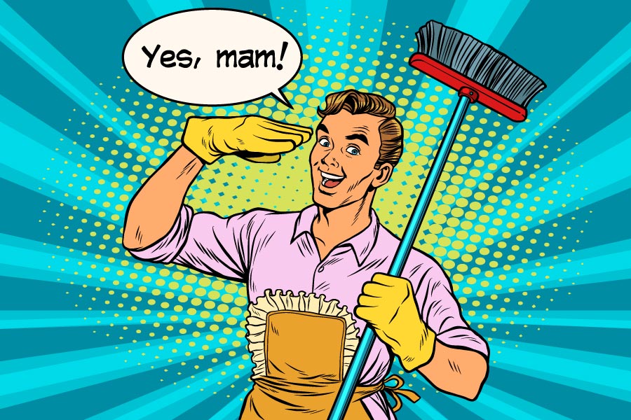 Les nettoyants ménagers au régime sec